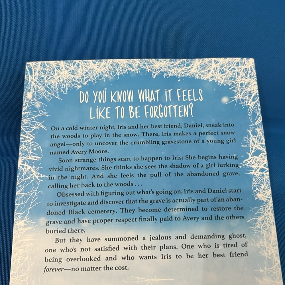 The Forgotten Girl By India Hill Brown Soft Cover Supernatural Ghost Story NWOTS - Picture 6 of 10